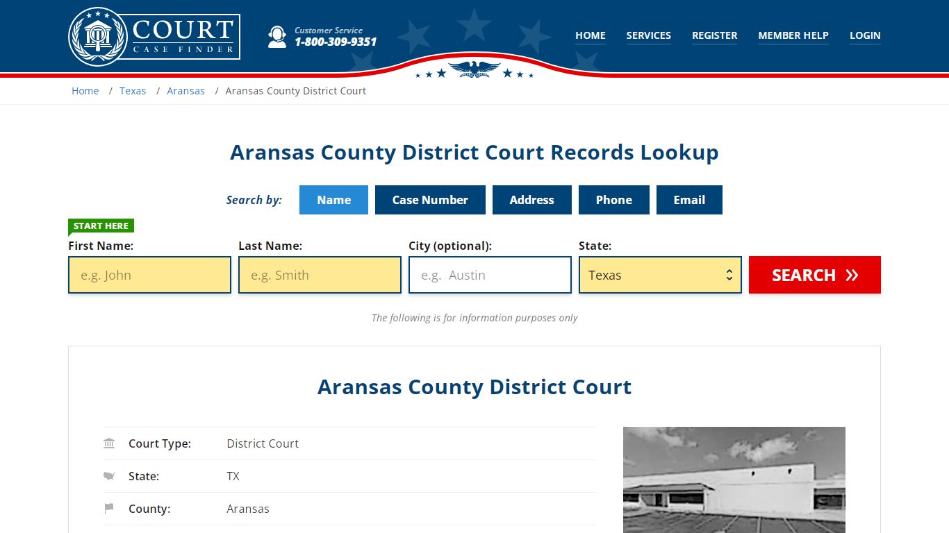 Aransas County District Court Records Lookup - CourtCaseFinder.com